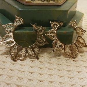 Ornate BaubleBar Hoop Earrings
